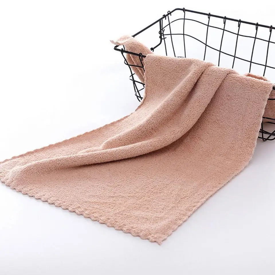 Bathroom Towels  Absorbent   Bath Towels Home Face Hair Towels Washcloths - 5pc Pack