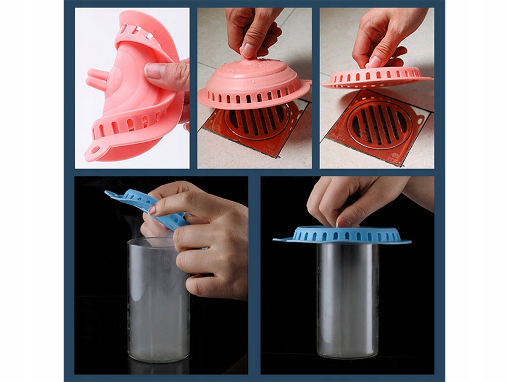 MHome
Rubber Bathroom Kitchen Tub Drain Stopper - Silicone Cork Floor Water Cleaner Kitchen Strainer Tool For Shower & Bathtub