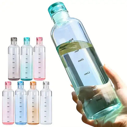 MHome Leakproof Transparent Glass Bottles 1L - Various Colours