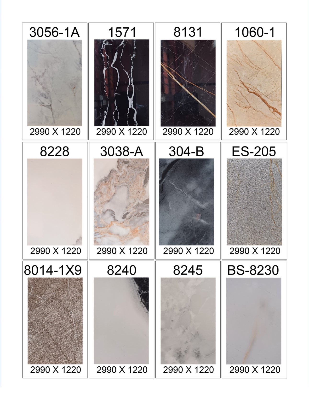 Marble PVC Wall Panel Decor UVC-Available In Various Options