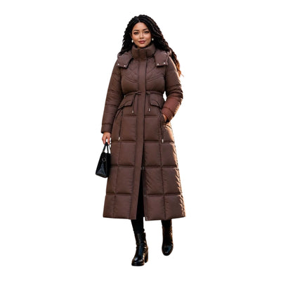 Ladies Stylish SlimFit Long Puffer Jacket-Various Colours