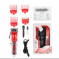 ENZO Transparent Grooming Trimmers Cordless LCD Display Hair Clippers Set