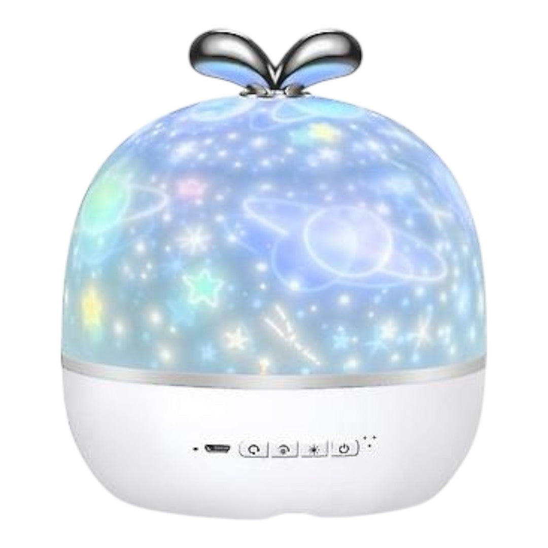 Night Light Projector,Howap Kids Star Night Light,360-Degree Rotating Colors Changing Desk Lamp with Built-in Song,Carousel,Space,Star,Sea,Birthday,Rose,6 Themes Projector lamp for Kids,Bedroom,Party