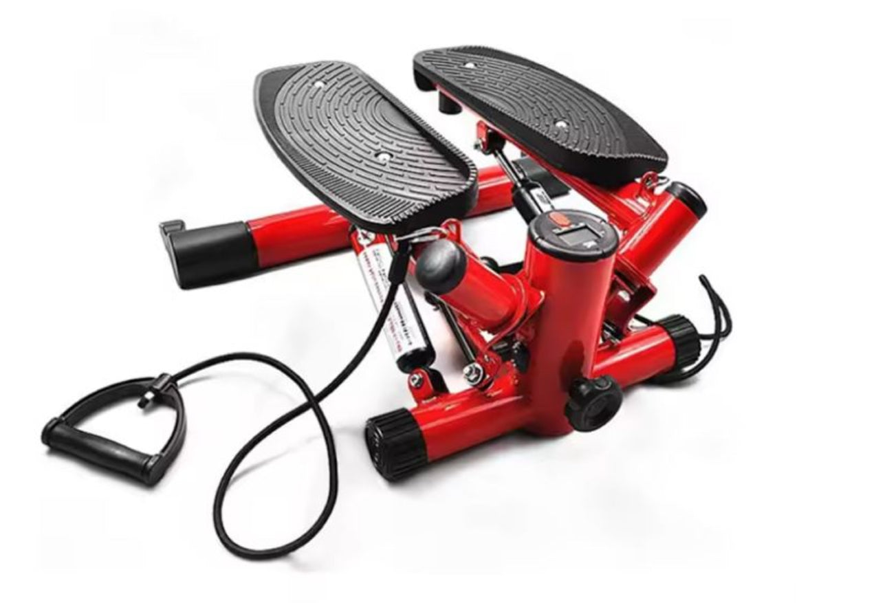 MSPORTZ Heavy Duty Mini Fitness Twist Stepper With Arm Exercise Resistance