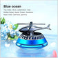 MTech Solar-Powered Perfume Rotating Helicopter Car Air Freshener, Liquid Scent Diffuser for Car Interior Dashboard Decor, Car Dashboard Accessories-Various Colours