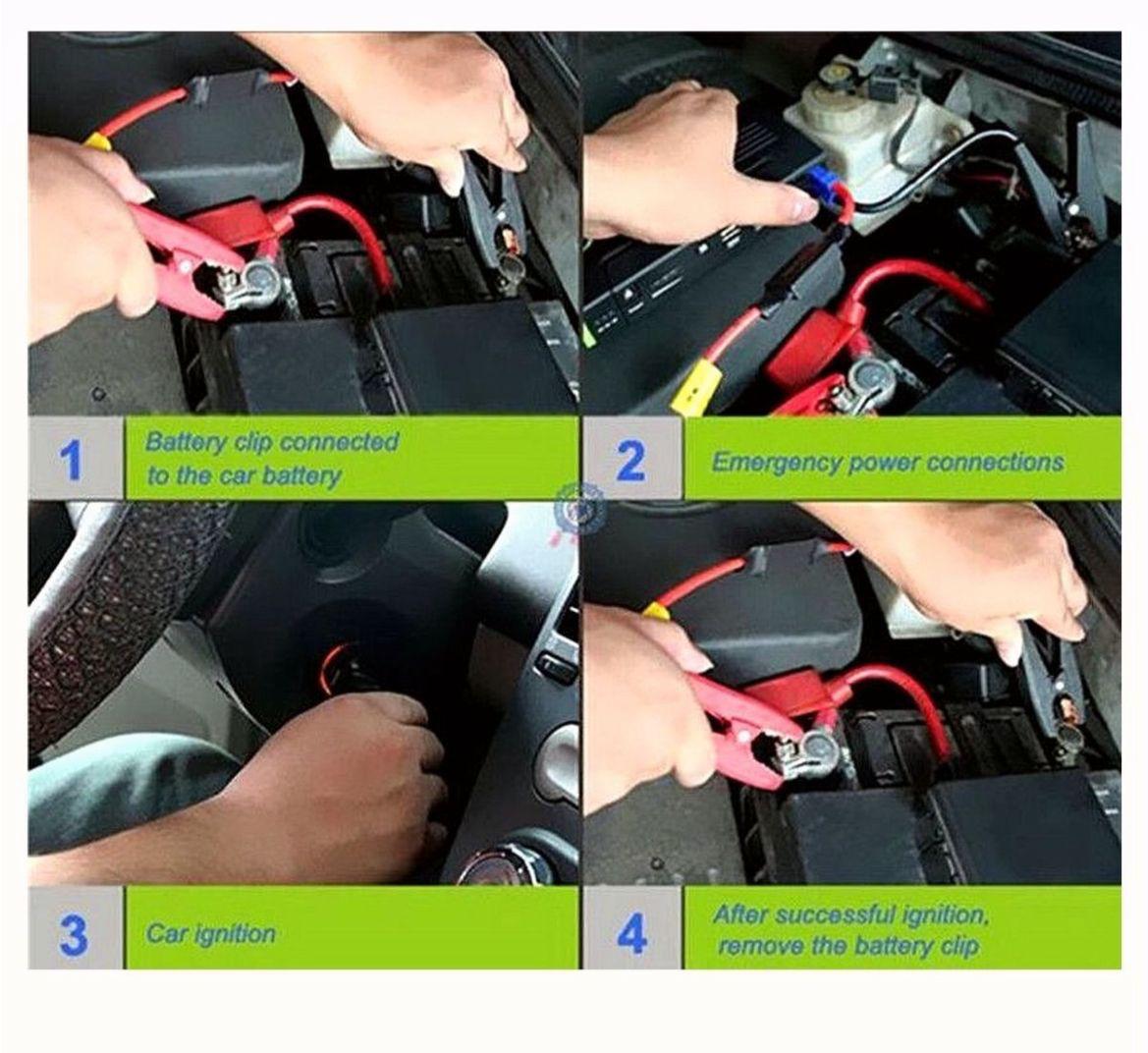 Emergency Car Jump Starter + Tyre Inflator