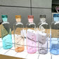 MHome Leakproof Transparent Glass Bottles 1L - Various Colours