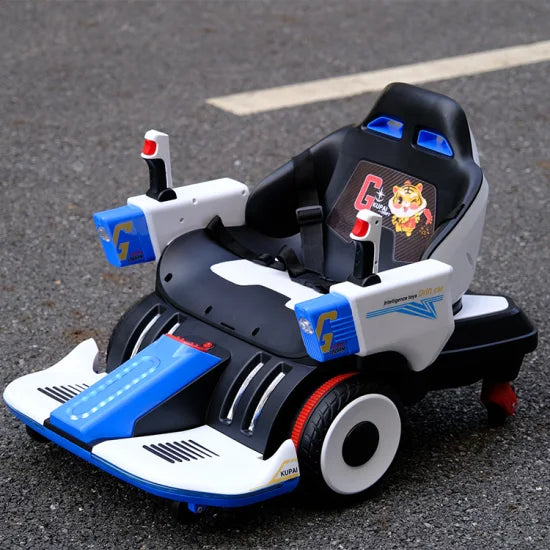 Lubbeez 1029 Electric Four-Wheel Kids Car | Remote Control | 360 Degree Rotation | Cool LED Lights | Four-Point Seat Belt | Safe & Comfortable |