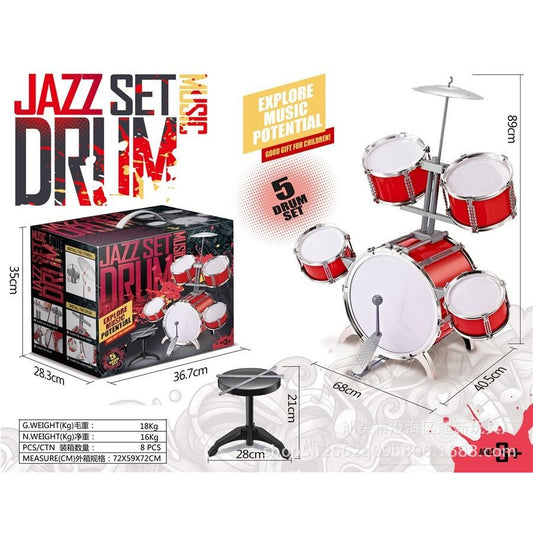 5-Piece Music Stimulation Drum Set for Kids
