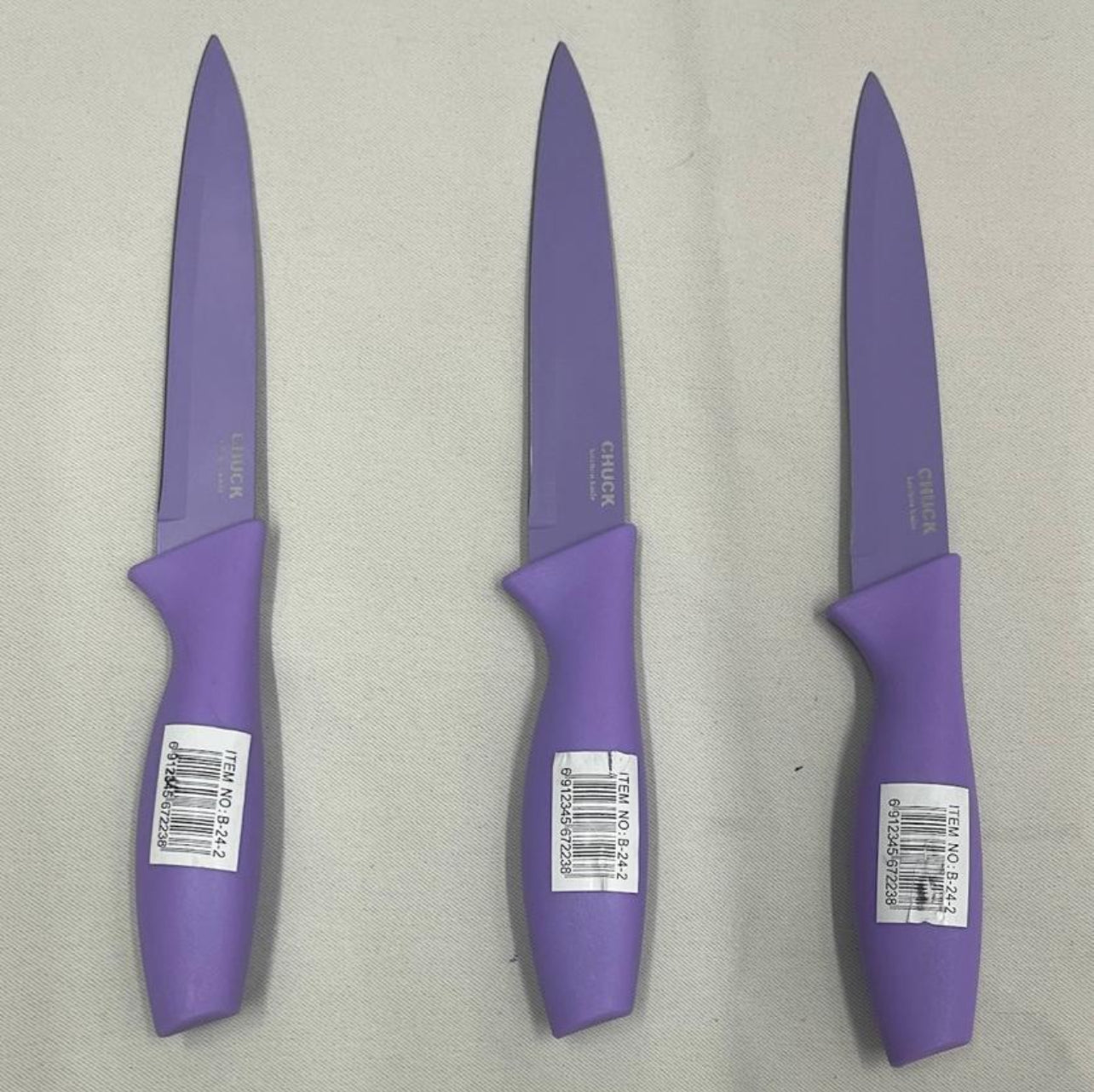Chuck Kitchen Knives - Various Colours Available