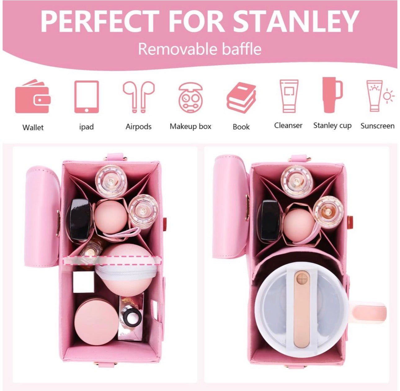 Crossbody Bag Including Generic Stanley Travel Mug