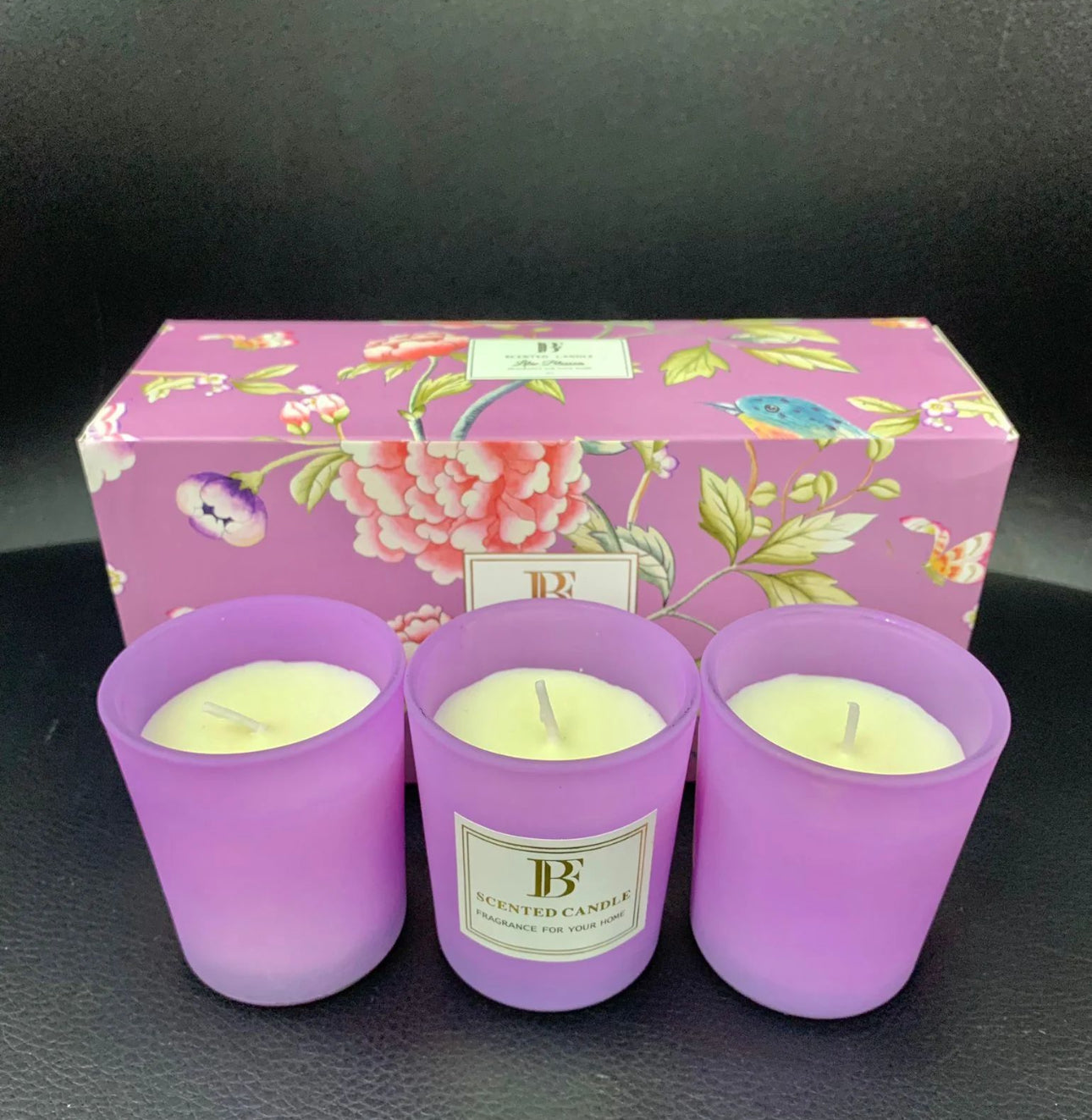 Scented Candle Set 3pc Various Options