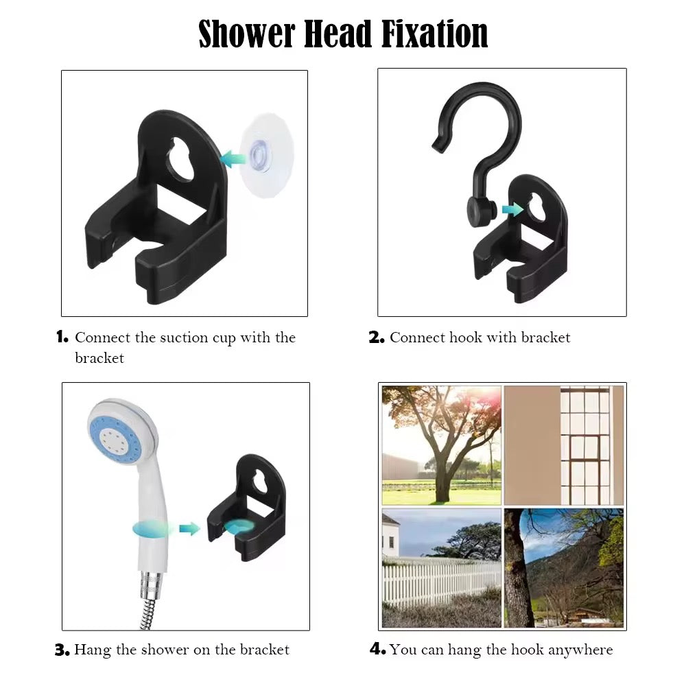 Ximeite Portable Outdoor Shower, USB Type With Rechargeable Option