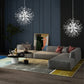 Crystal Fireworks Pendant Lamp Chrome