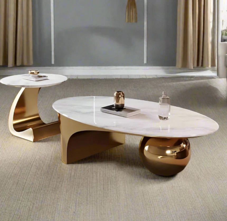 MFurn Luxury Oval Tableset 2pc