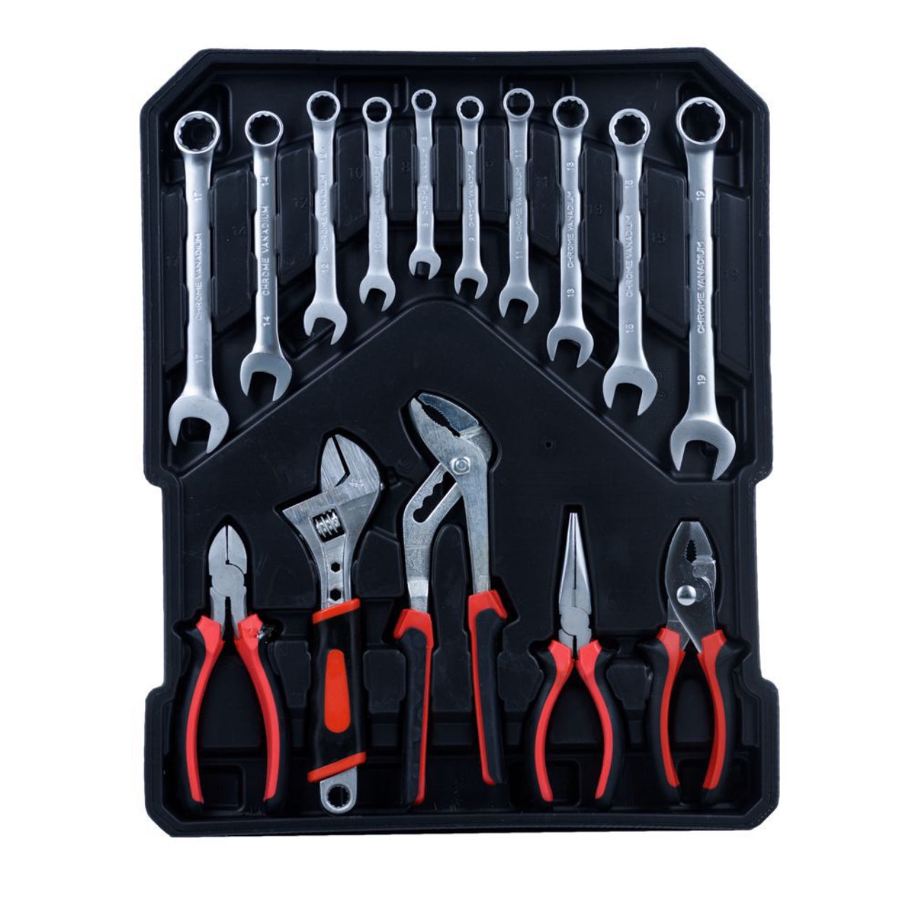Toolkit Complete with Roller Carry Care - 187pc