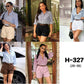 Ladies High Waist Fit Shorts-Various Colours