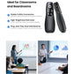 MTech
2-in-1 USB Type C Presentation Clicker Wireless Presenter Remote for PowerPoint, Powerpoint Clicker with Hyperlink & Volume Control PowerPoint Slide Advancer for Mac, Computer, Laptop