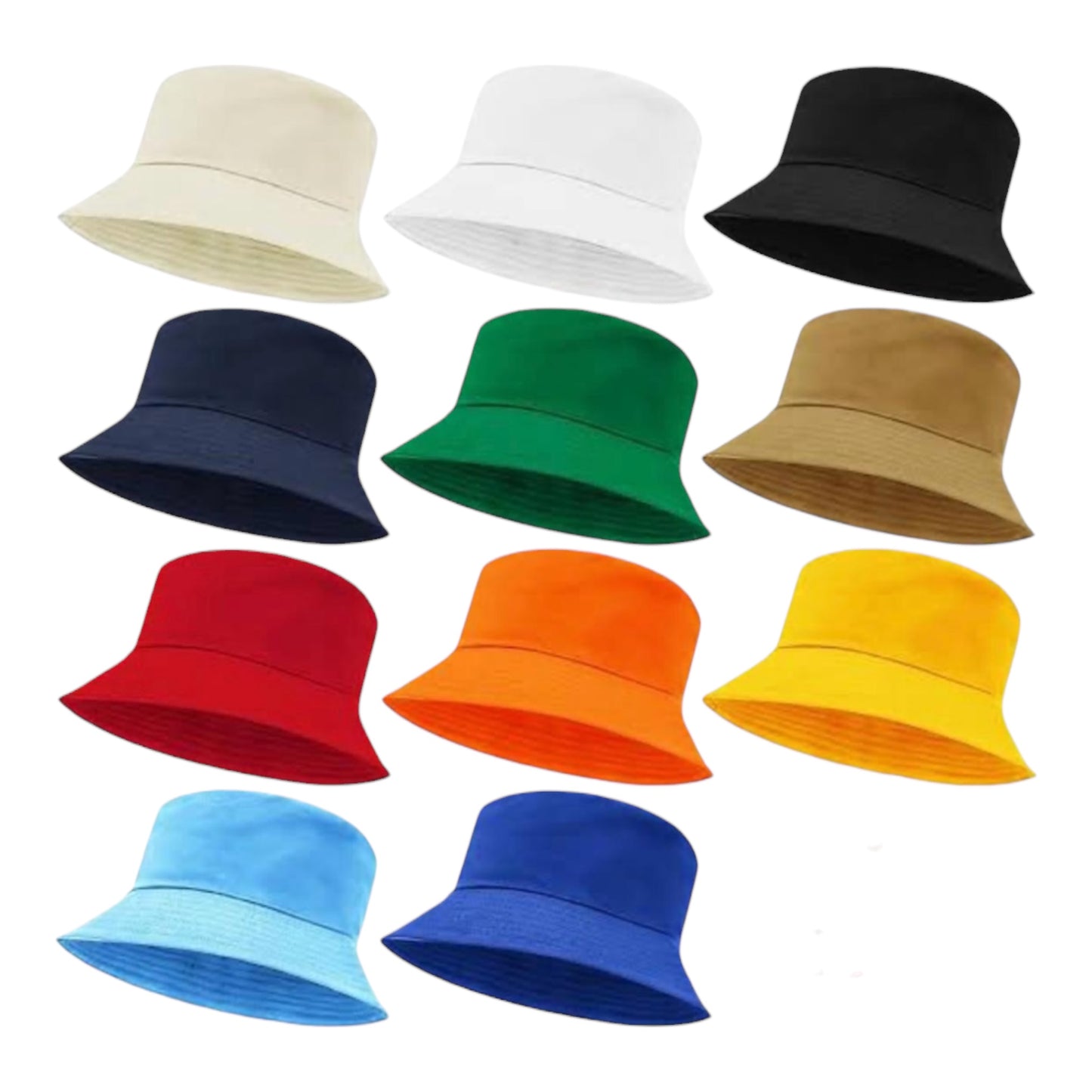 Unisex Summer Bucket Hats-Various Colours