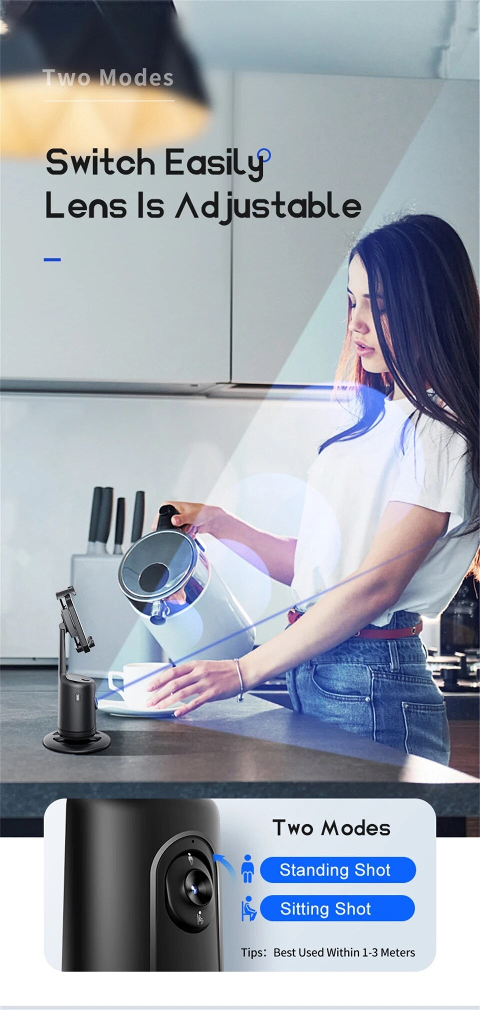 Smart Auto Face Detecting Tripod