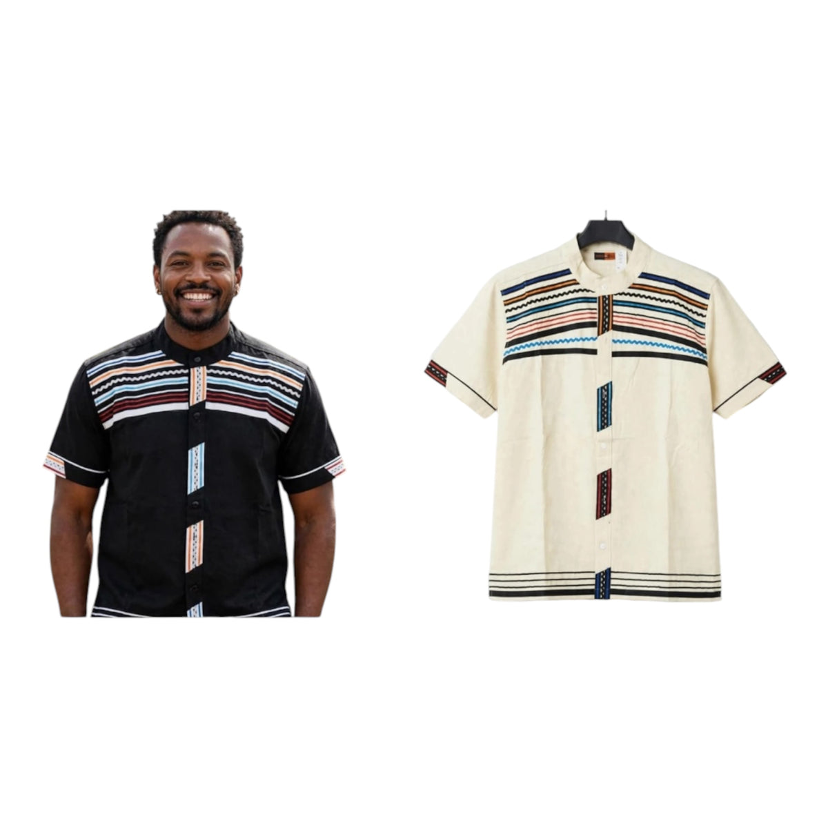 African Inspired Tribal Pattern Shirts-Various Options