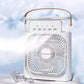 MTech Portable Air Cooler 4-In-1 Mini Mobile Conditioner Fan, Cooling Fan and Humidifier, 7 Colors LED Night Lights 3 Speeds Personal Evaporative Coolers, Conditioning Home Office - Various Options 2pc