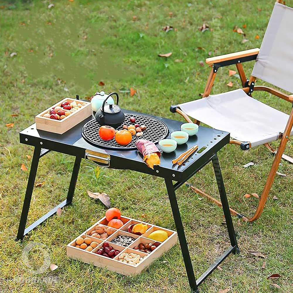 MHome Portable Folding Barbecue Braai Stand