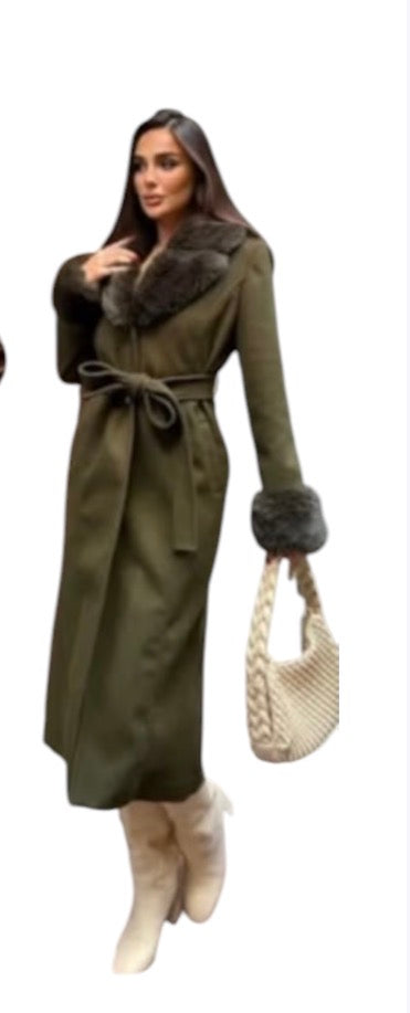 Ladies Faux Fur Coats-Various Colours