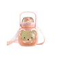 Children’s Drinking Bottle with Straw, Strap & Handle – Bear Design 500ml