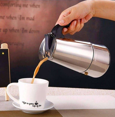 MHome Expresso Maker Stainless Steel - 2 Cup