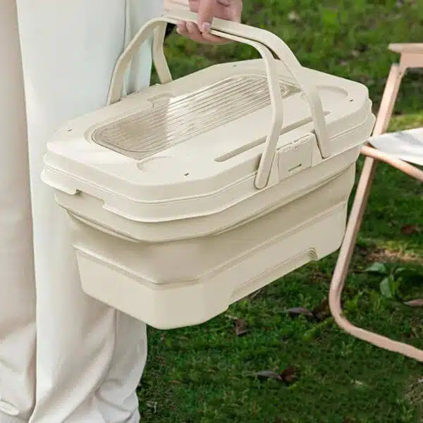 MHome Multifunctional Outdoor Foldable Picnic Basket -Various Colours