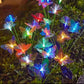 MHome Solar Butterfly Garden Stake Light 2pc