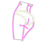 Lady’s LED Neon Silhouette Sign (Behind)