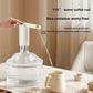 Portable Foldable Electric Drinking Water Pump USB Charging Suitable For Home Office Camp Travel (White)