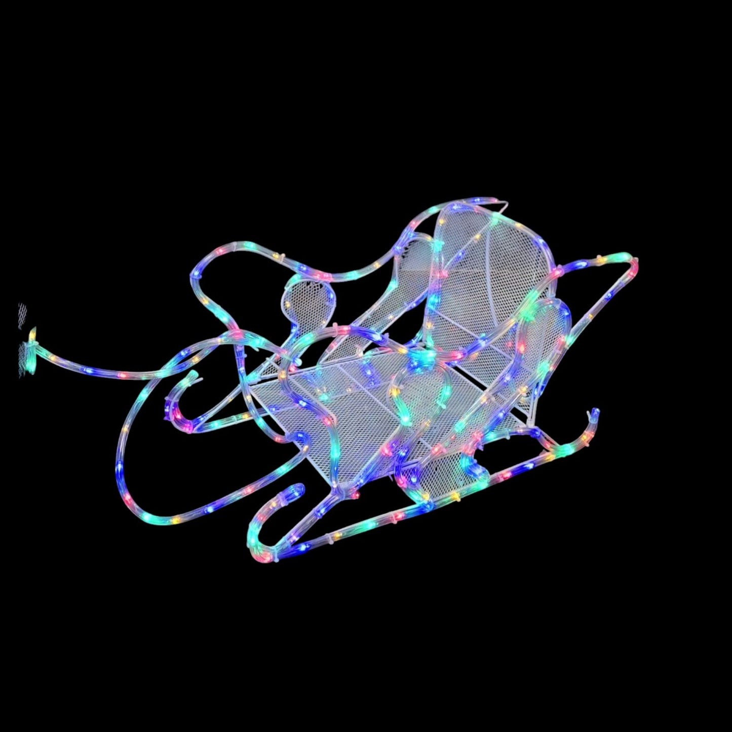 MTech Christmas Reindeer With Sledge - 12M LED Tube Lights - Various Colours