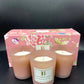 Scented Candle Set 3pc Various Options