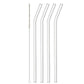 Reusable Glass Straws & Brush 5pc Set