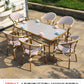 MFurn Lola French Bistro Outdoor Patio Set 7pc-Only Available On Pre-Order