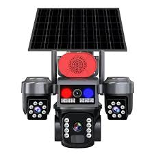 MHome Smart Solar Security Camera 3 Lens 6K