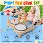 Multifunctional Wooden Drum Kit for Kids - Early Learning Music Toy Set