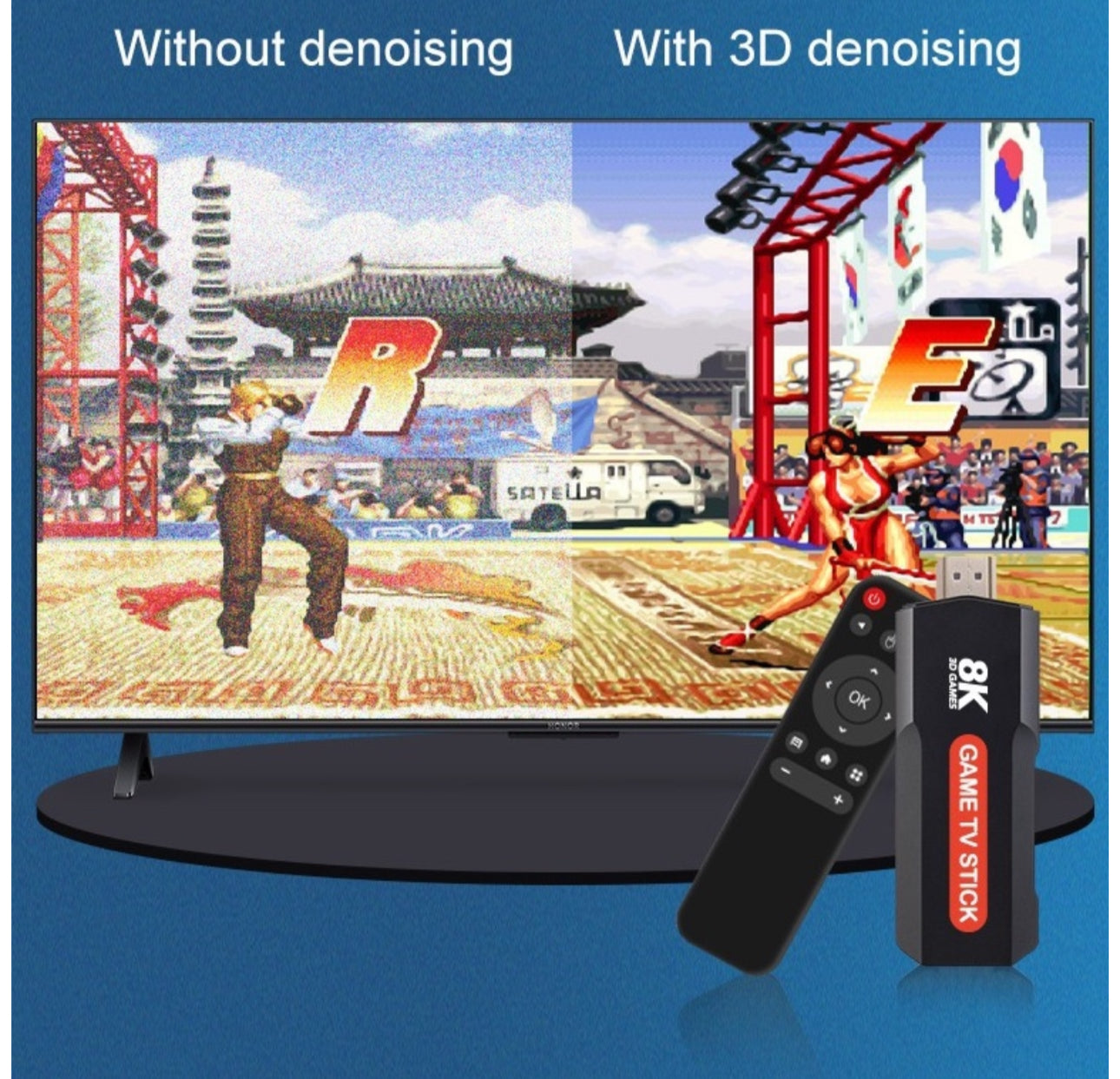 MTech Ultra HD Game Console TV Stick Android Media Player 5G 8K