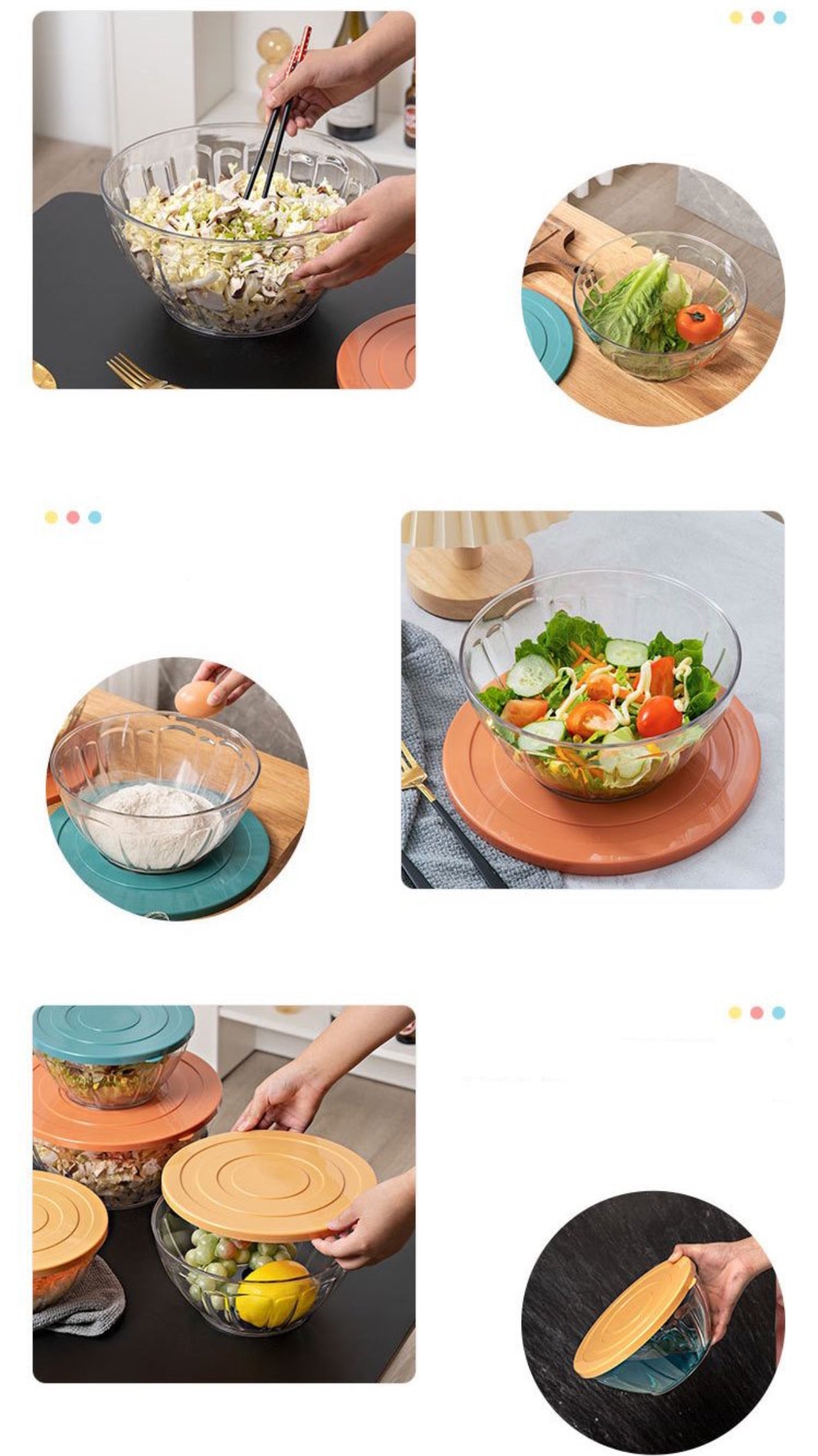 Salad Bowl Set 4pc
