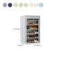 MHome 6-Layer Shoe Rack – Dustproof Organizer with Wide Shelves