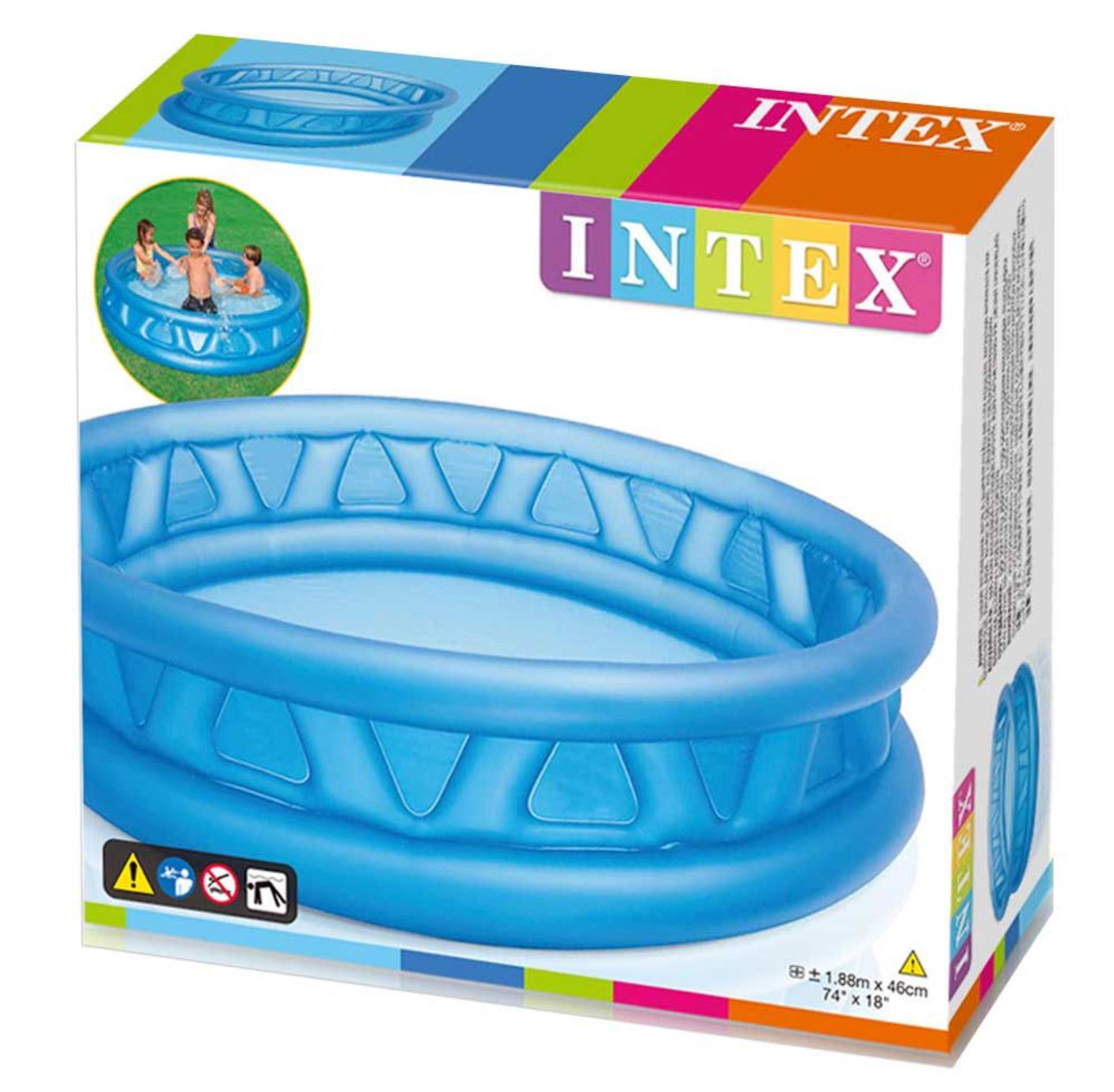 Kids Soft Side Inflatable Pool