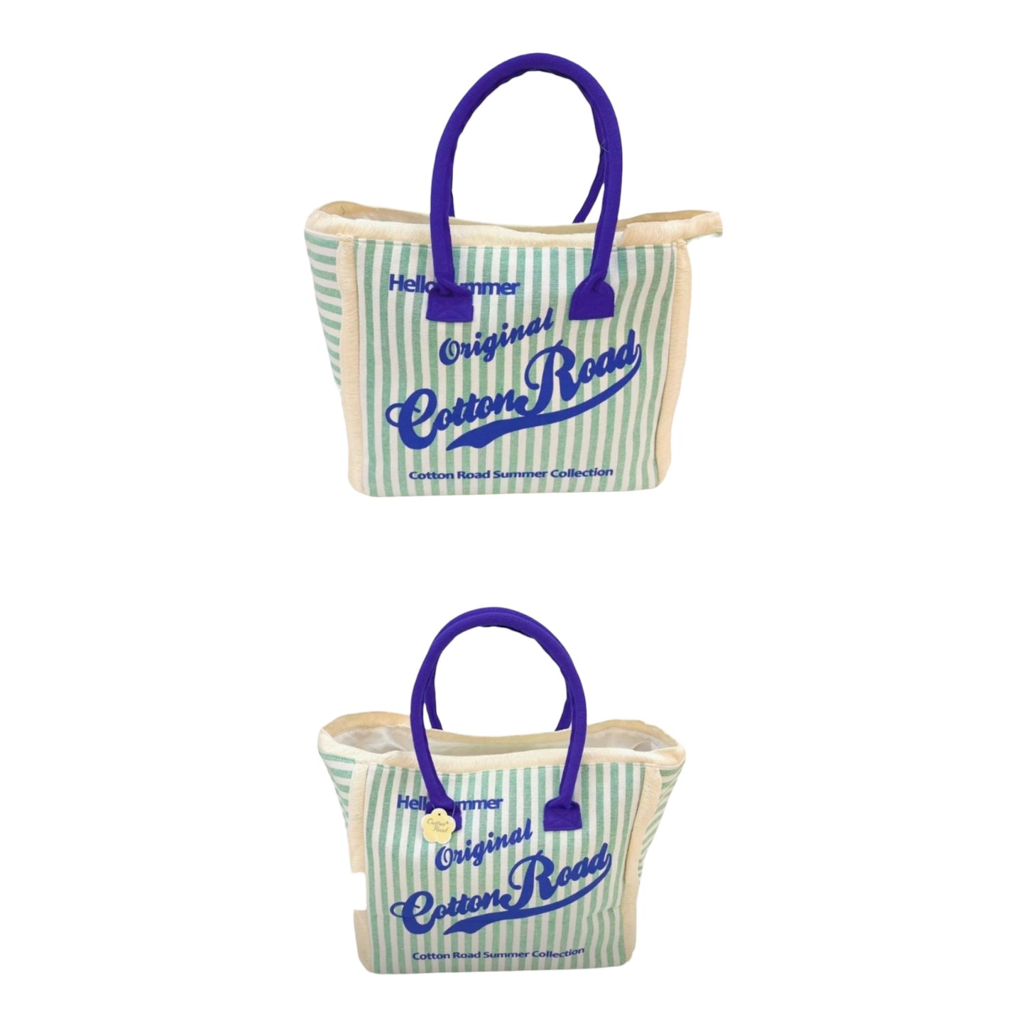 Cotton Road Summer Collection Striped Beach, Tote Bags-Various Options