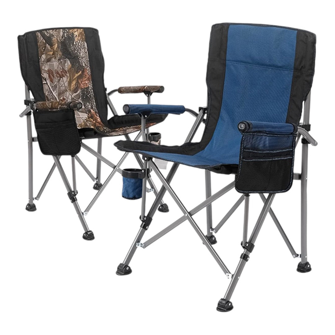 Foldable Folding Chair with Pocket Carrying Storage Bag Cup Holder Packable Portable for Camping Fishing Outdoor Indoor Use