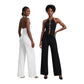 Ladies Chic Halter Top/Pants Set- Various Colours