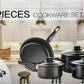 MHome Non-Stick Cookware 13pc Various Colour Options
