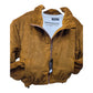 Ladies Cropped Corduroy Puffer Jacket-Various Colours