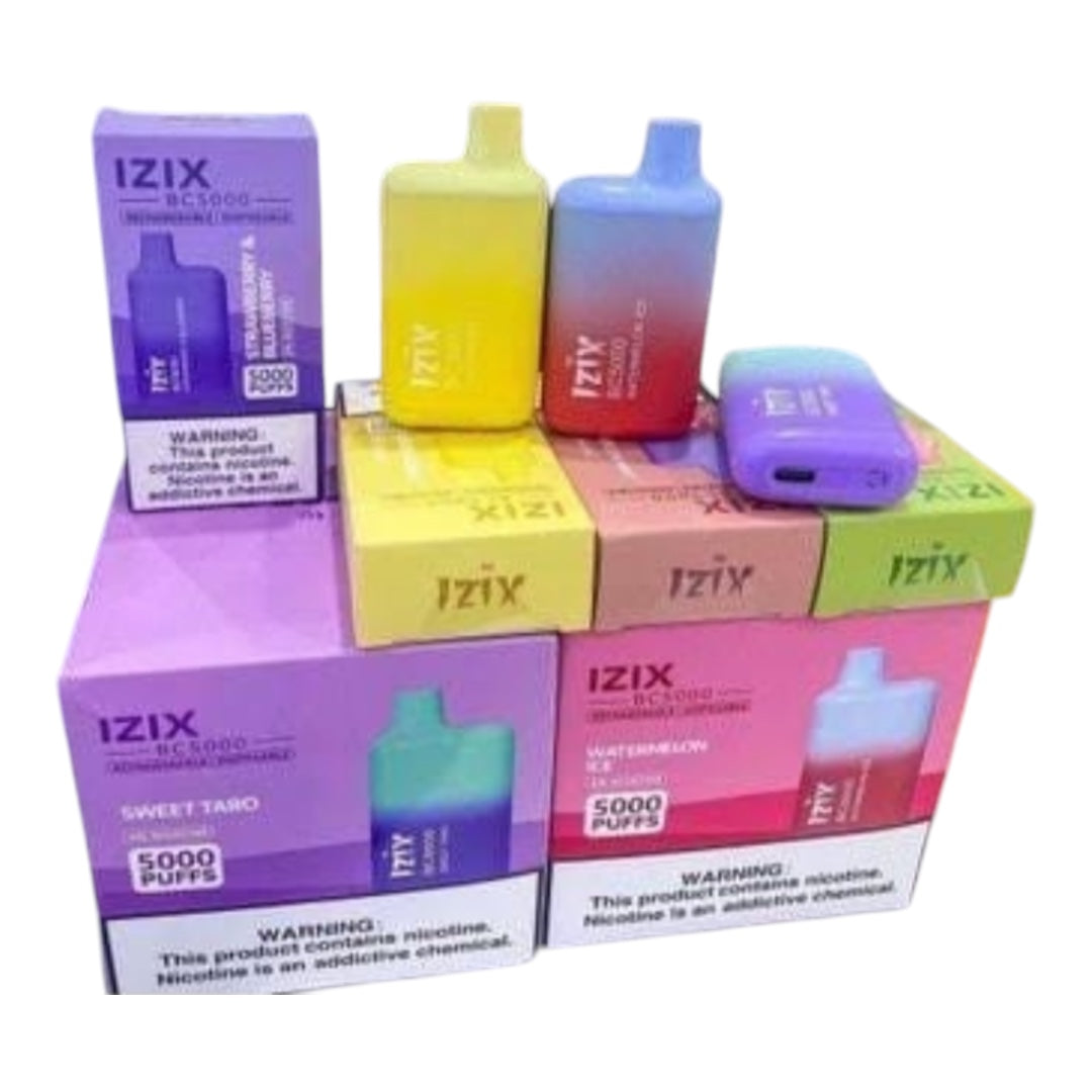 IZIX BC5000 Rechargable Vape - Various Options
